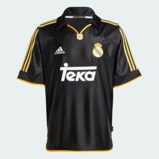 Camiseta retro Real Madrid (Negro)
