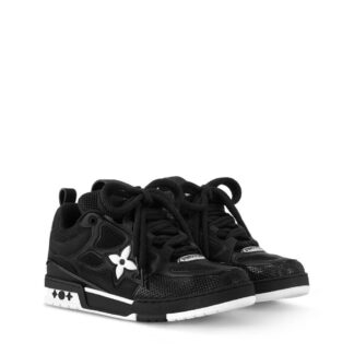 Tenis LV negros suela blanca