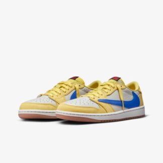 Tenis TS blanco, amarillo y azul