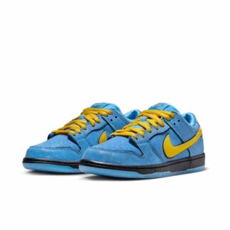 Tenis Nike azul, amarillo y negro